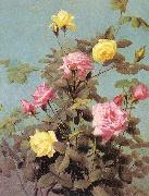 Lambdin, George Cochran Roses oil painting artist